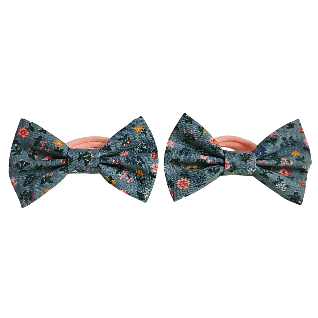 blossom | bow hair tie set