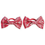 poppy | bow hair tie set