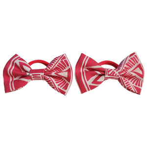 poppy | bow hair tie set