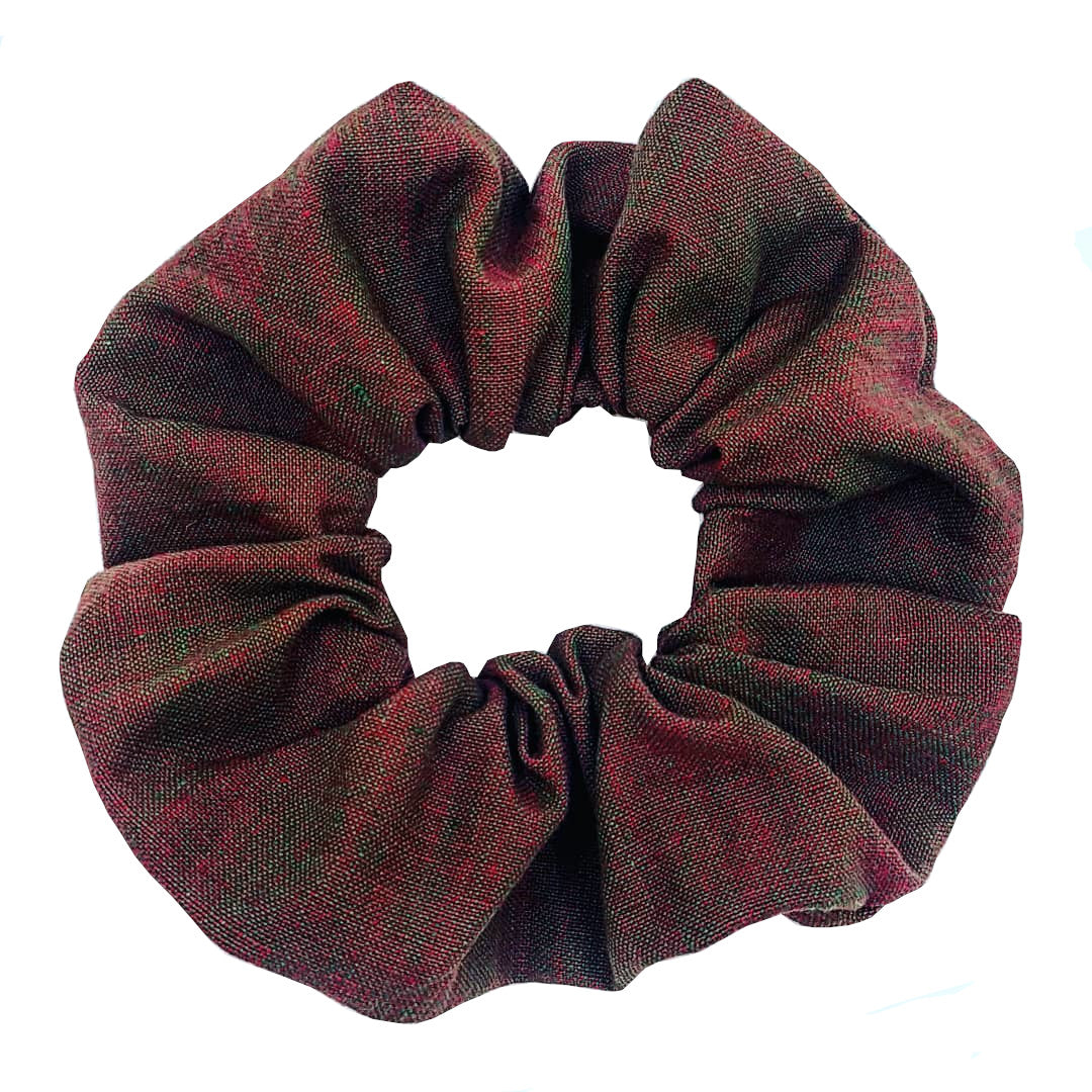 festive linen | scrunchie