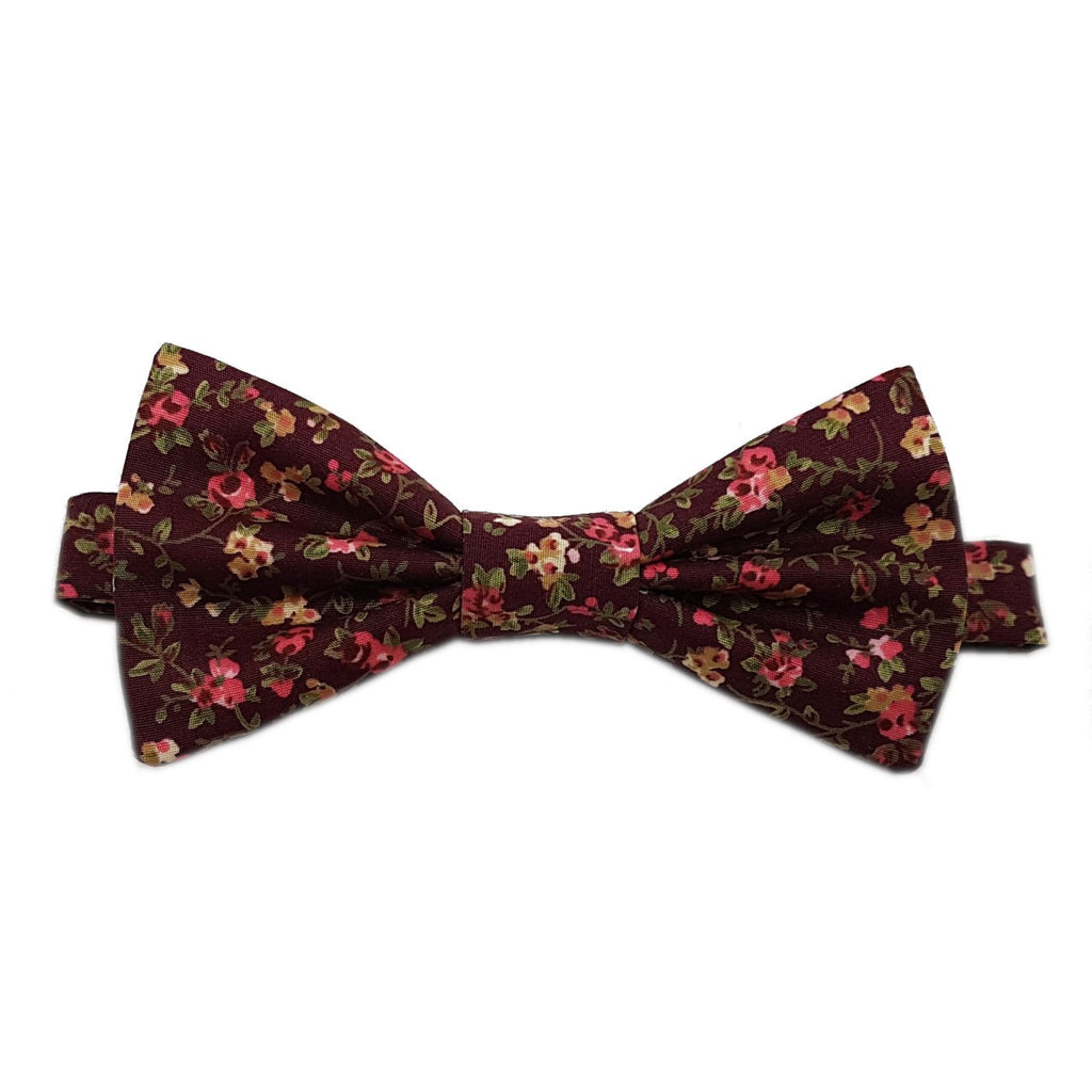 winey blossom | classic bow tie