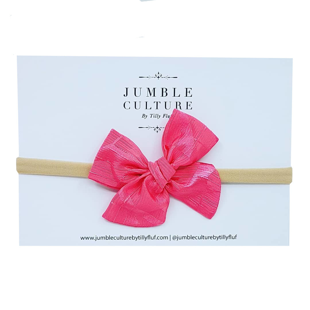 megan | pinwheel bow headband