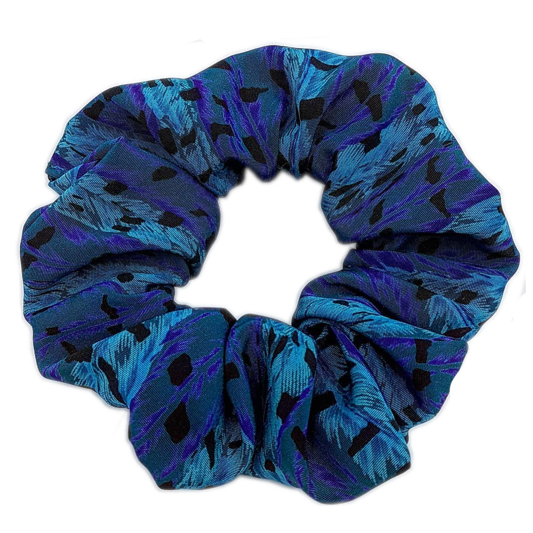 peacock | scrunchie