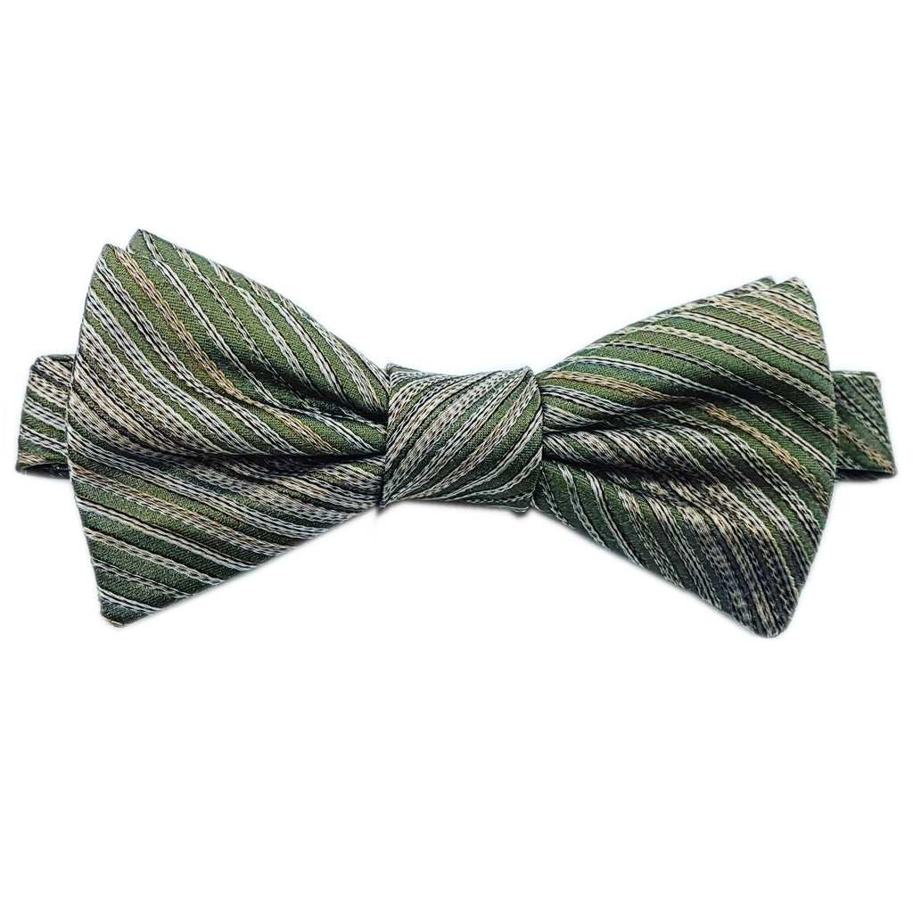 golden olive | classic bow tie