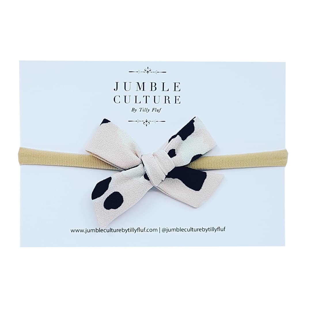 panda | schoolgirl bow headband