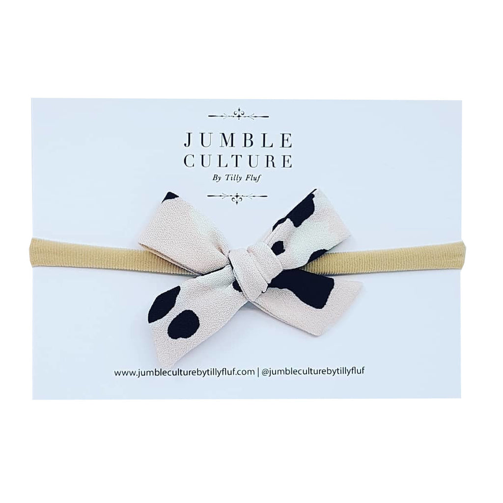 panda | schoolgirl bow headband
