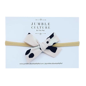 panda | schoolgirl bow headband