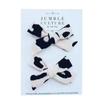 panda | schoolgirl bow pigtail set