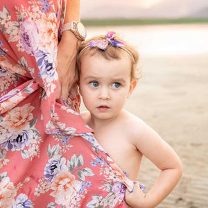 rainbow serpent linen | schoolgirl bow headband