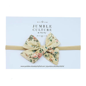patchouli | pinwheel bow headband