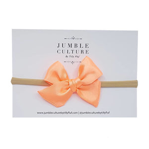 the anna | pinwheel bow headband
