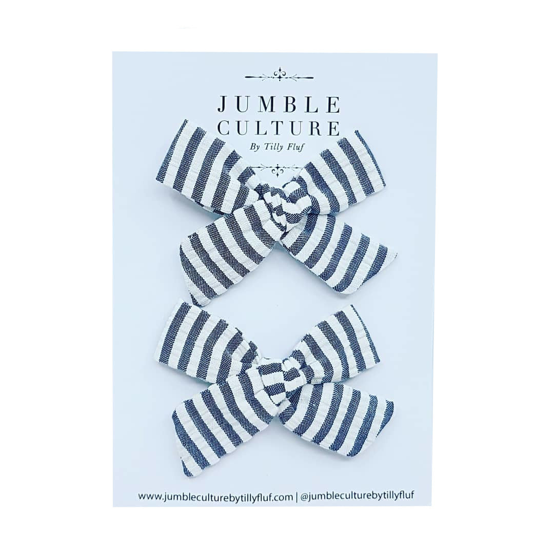 hamptons | schoolgirl bow pigtail set