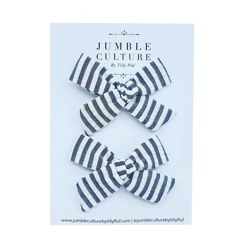 hamptons | schoolgirl bow pigtail set