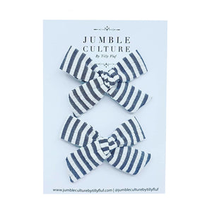 hamptons | schoolgirl bow pigtail set