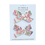 star | schoolgirl bow pigtail set
